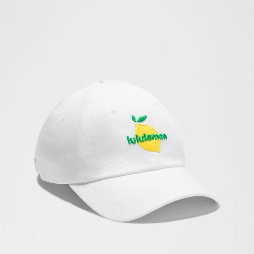 lululemon classic unisex ball cap wordmark lemon